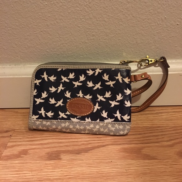 Fossil Key-Per Coin Purse/Wristlet - Picture 1 of 2